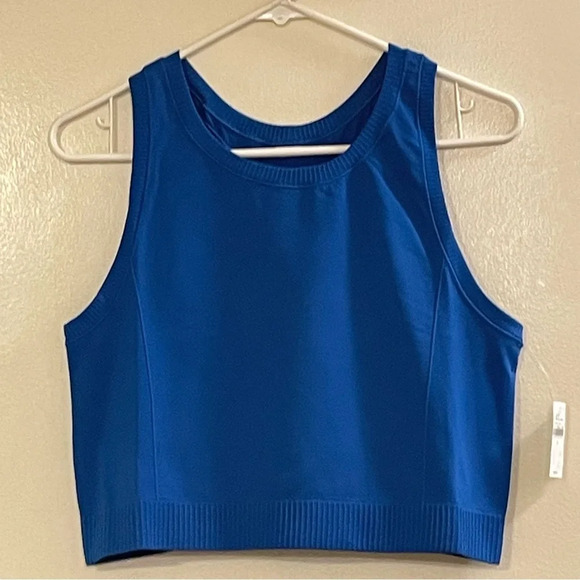 OLD NAVY Seamless Performance Racerback‎ Tank Top in Bluefield - Picture 4 of 8